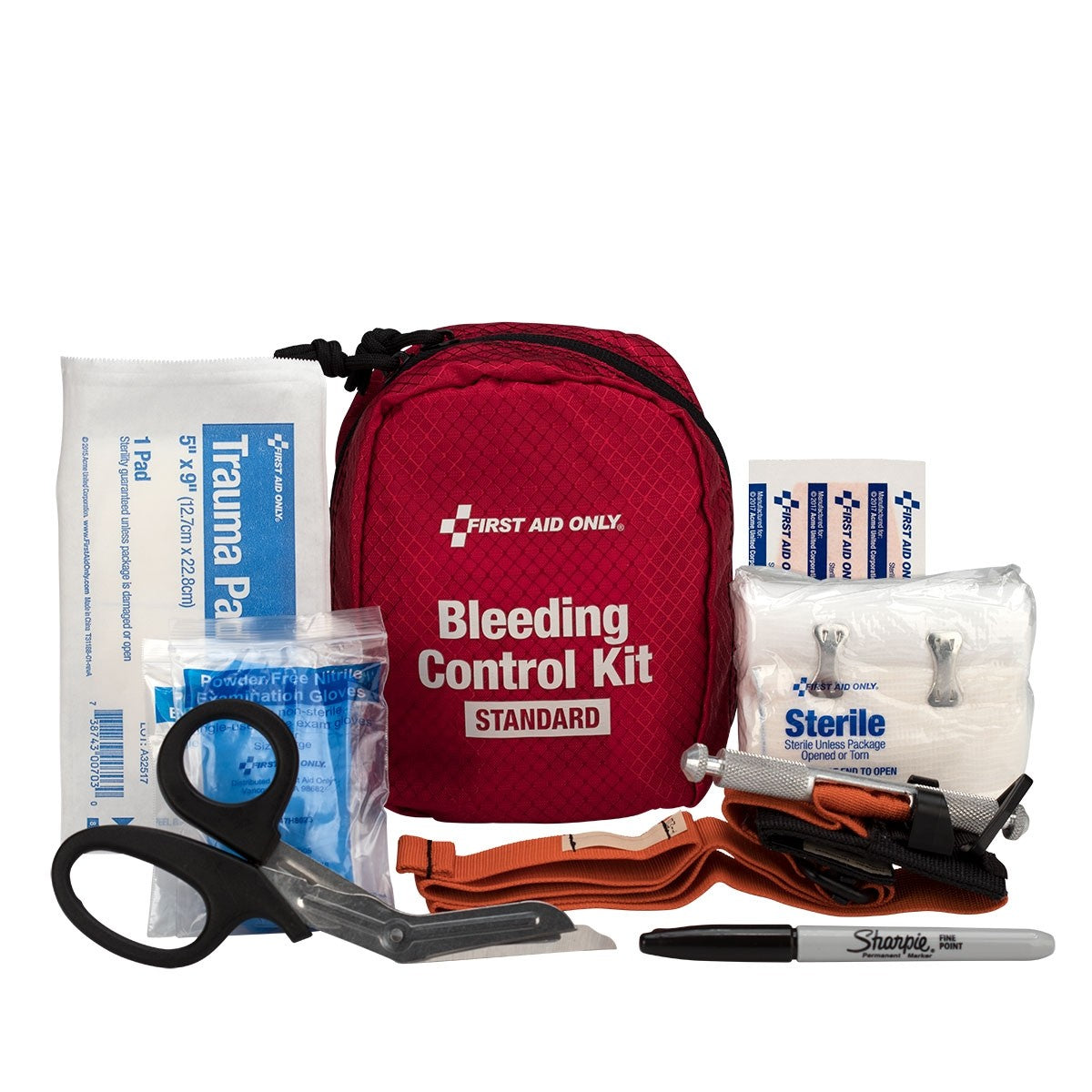 First Aid Only Bleeding Control Kit, Standard (3 per order)
