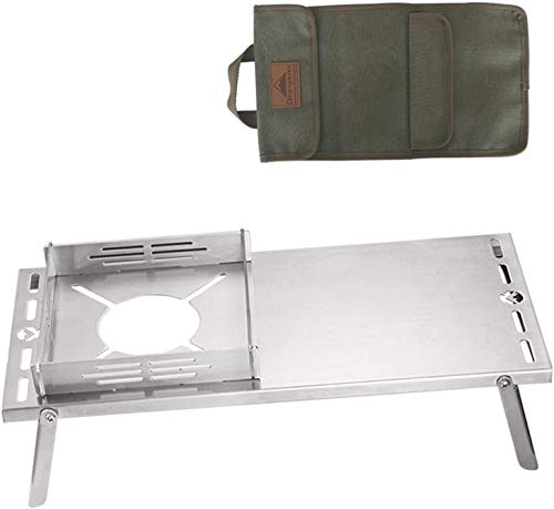 Grills Propane Outdoor Indoor Barbecue Charcoal Folding Stove Table Portable Camping Stove Stand Bracket Holder BBQ Folding Picnic Desk for Fishing Hiking Picnic (Color : Sk 310cp)