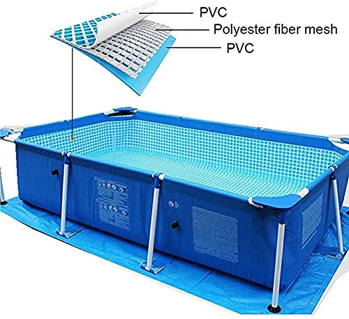 RSQJ Family Swimming Pool Above Ground Large Swimming Pool with Brackets Kids and Adults Can Swim Family Pool Dogs Pond