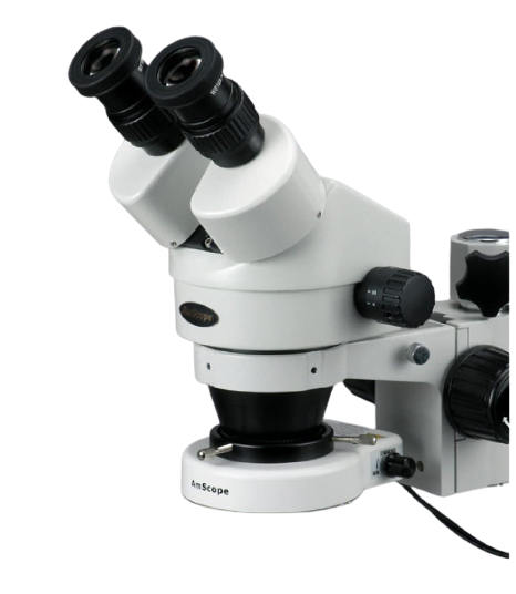 Amscope SM-3B-80S 7X - 45X Stereo Zoom Microscope on Boom Stand with 80 LED Light New