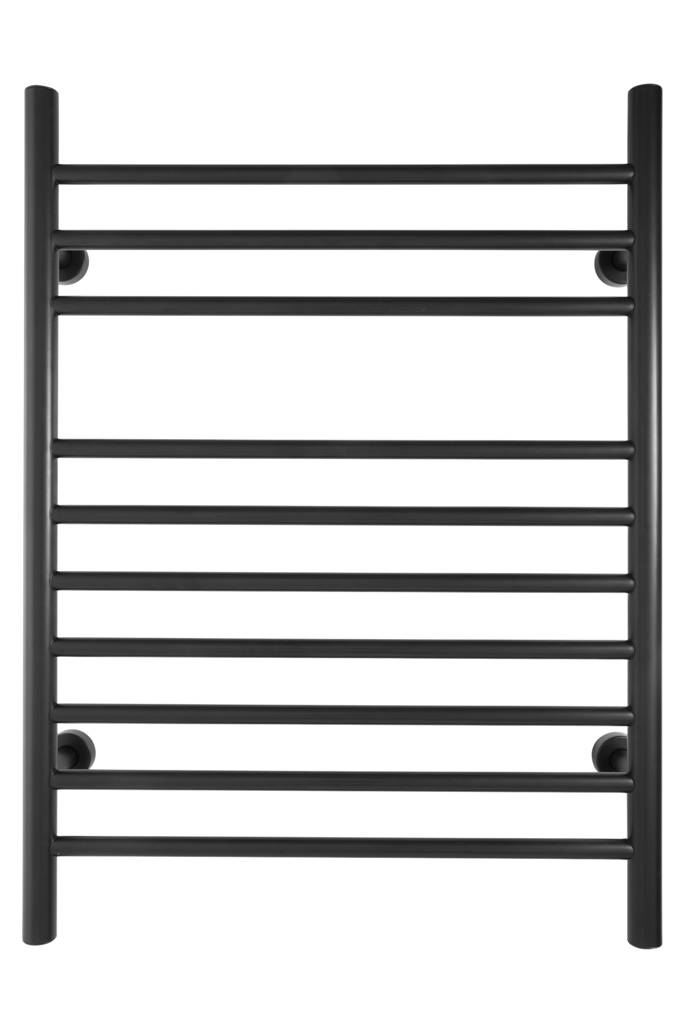 WarmlyYours TW-F10KS-HP Infinity Dual Connection 10 Bar Towel Warmer in Matte Black New