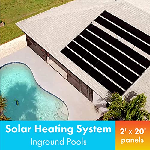 Smart Pool S601 Pool Solar Heaters, Pack of 1, Black