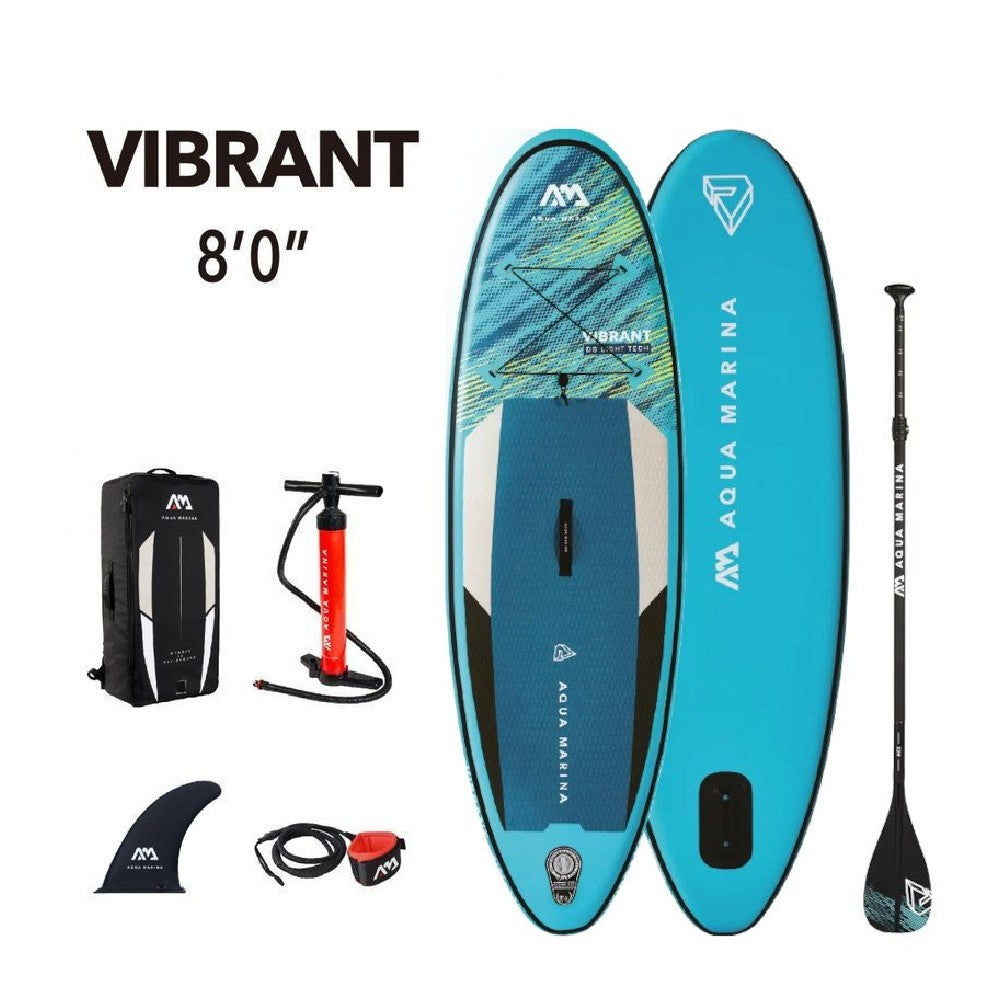 Aqua Marina VIBRANT Stand Up 8 Ft. Inflatable Paddle Board