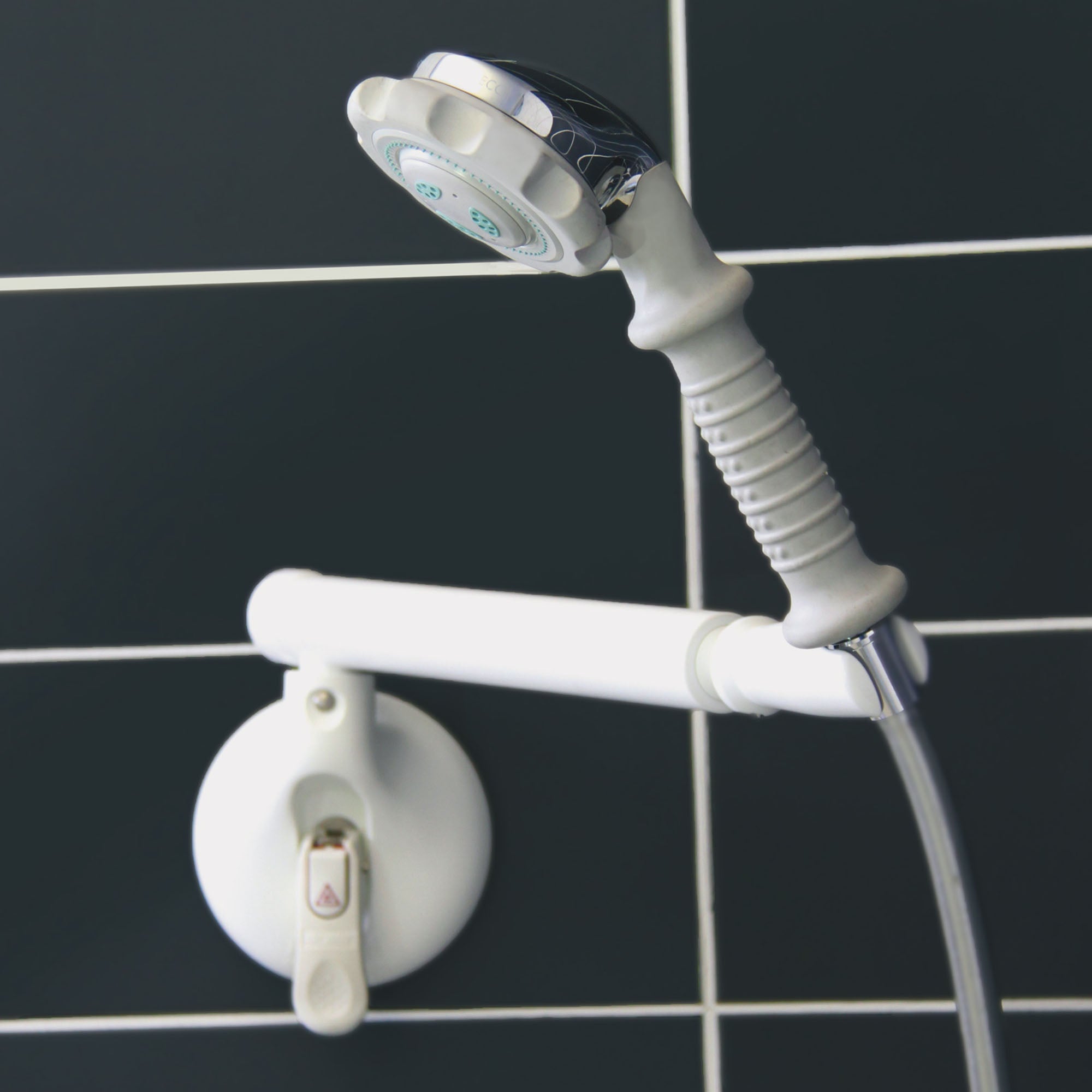 Mobeli Shower Head Positioner With Swivel Arm