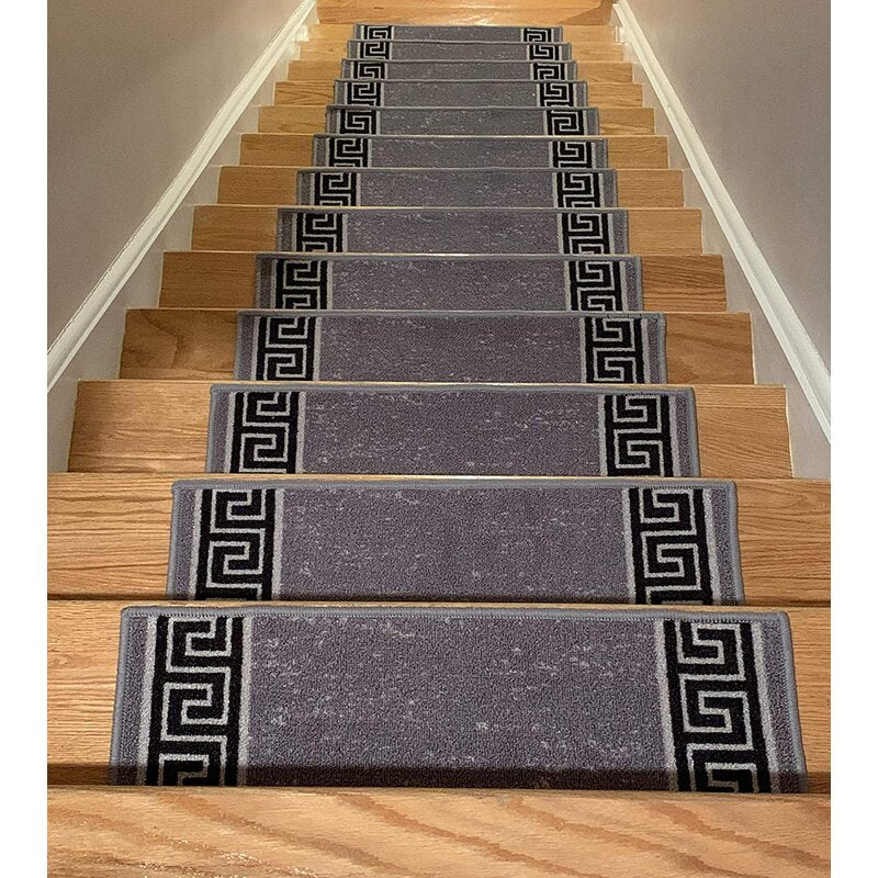 Bintliff Washable Skid Slip Resistant Stair Tread set of 13