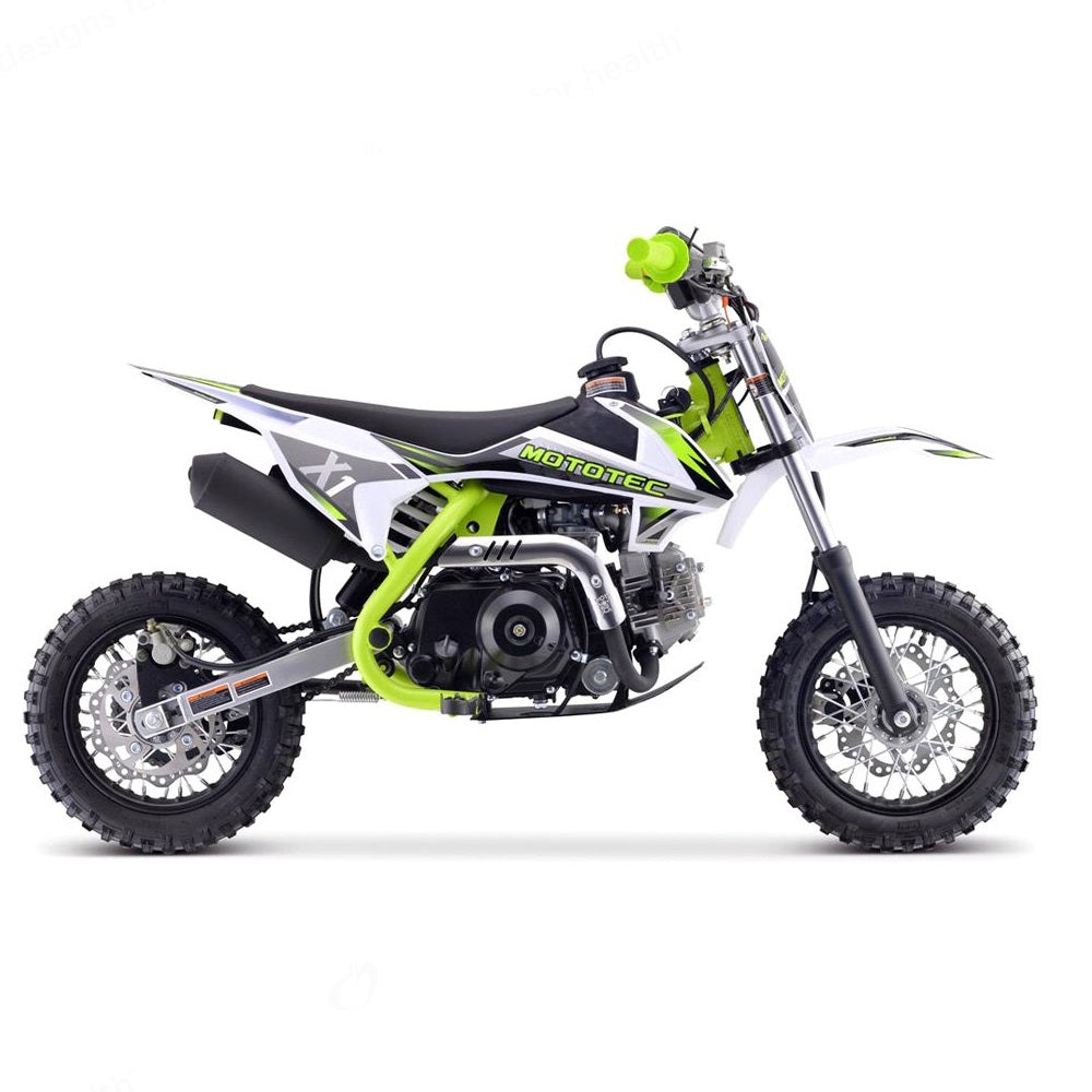 MotoTec X1 70cc 4-Stroke Gas Dirt Bike