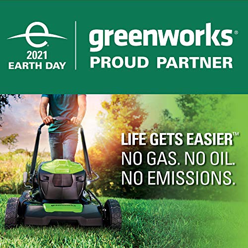 Greenworks 40V 20 Inch Cordless Twin Force Lawn Mower, 4Ah & 2Ah Batteries with Charger Included, 25302