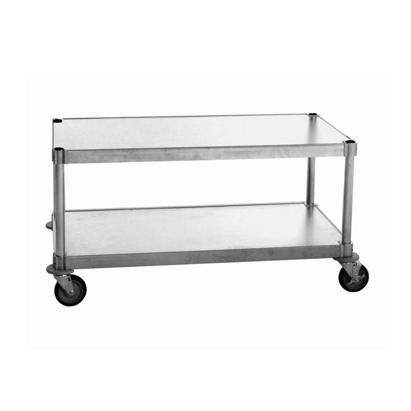 PVI Food Service 2-Shelf Aluminum Shelving Unit