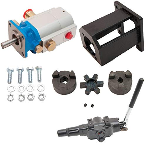 ToolTuff Log Splitter Build Kit: 16 GPM Pump, Coupler, Mount, Bolts, Huskee, Speeco, etc (for 7/8