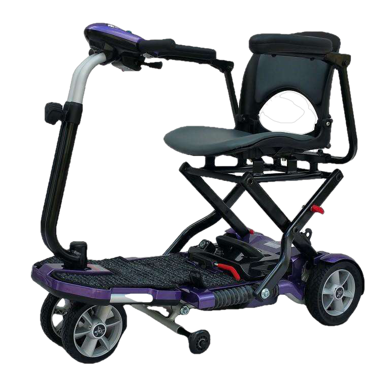 New EV Rider Transport Plus Folding Scooter Plum, Copper, Blue, or Burgundy