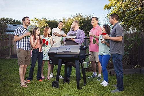 Z GRILLS ZPG-450A 2020 Upgrade Wood Pellet Grill & Smoker 6 in 1 BBQ Grill Auto Temperature Control, 450 Sq in Bronze