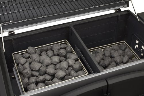 Dyna-Glo DGN576SNC-D Dual Zone Premium Charcoal Grill, X-Large, Stainless