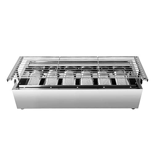 Gas Grill Commercial Stainless Steel Smokeless Barbecue Grill LPG Gas Barbecue Grill Field Energy-Saving Barbecue Grill