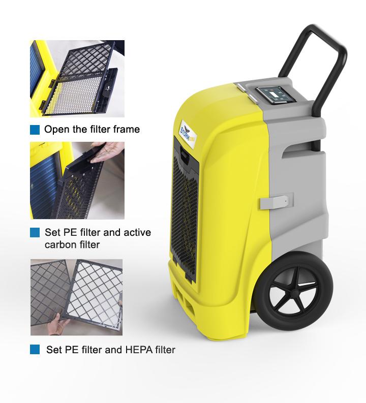 AlorAir Storm Ultra WIFI Dehumidifier Water Damage Restoration (LGR Technology) 90 Pints Condensate Pump New