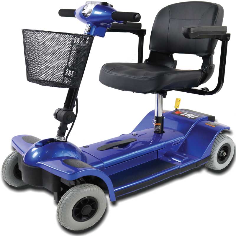 Zip'r 4 XTRA Traveler Long Range Mobility Scooter Blue New