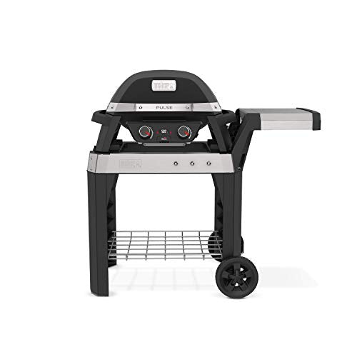 Weber 85012001 Pulse 2000 Cart Electric Grill, Black