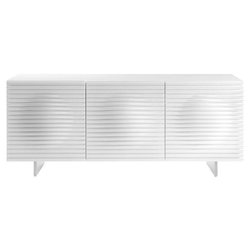 Casabianca Modern Moon Engineered Wood Buffet-Server in White