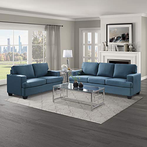 Lexicon Elein Living Room Sofa, Blue
