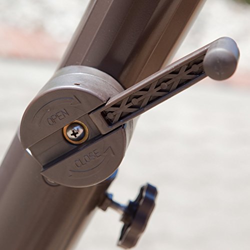 Treasure Garden 8.5-ft. Square Offset Patio Umbrella