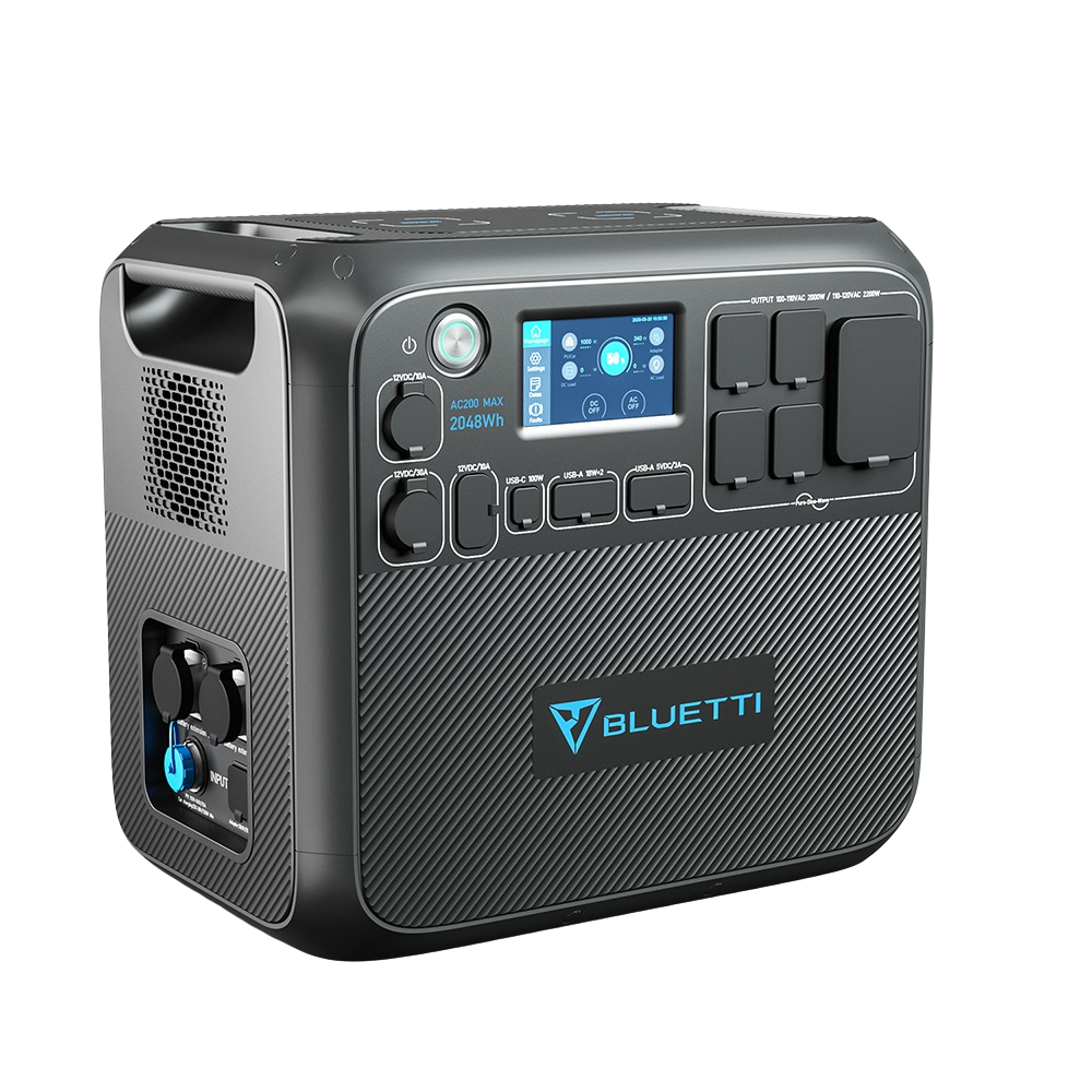 Bluetti AC200Max Expandable Power Station Solar Generator (Flexible From 2048WH to 8192WH) New