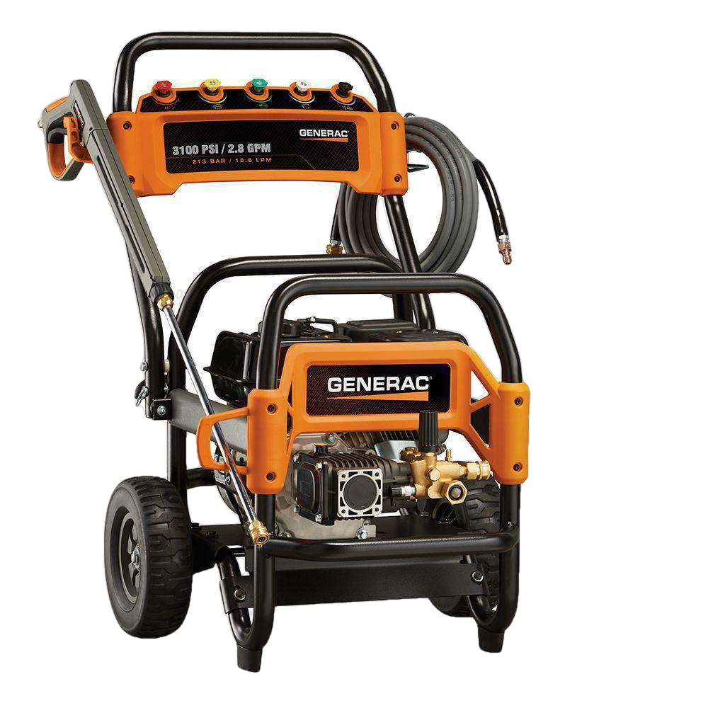 Generac 6590 3,100 PSI 2.8 GPM OHV Engine Triplex Pump Gas Pressure Washer New