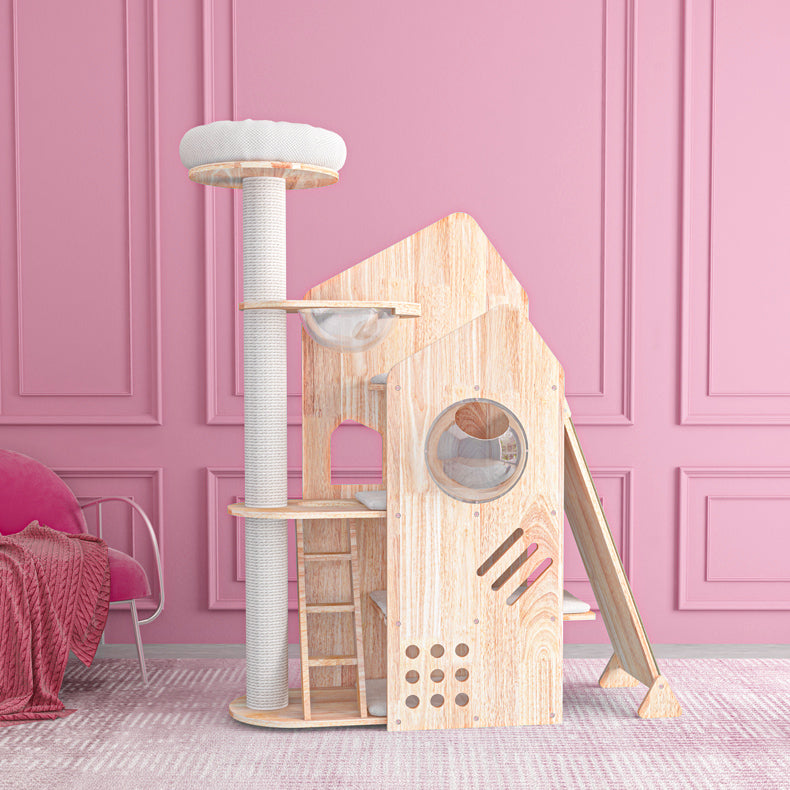 Castle and Slide Cat Tree