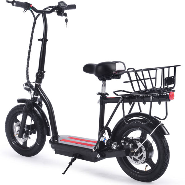 Mototec 48v350w Cruiser Lithium Electric Scooter Black