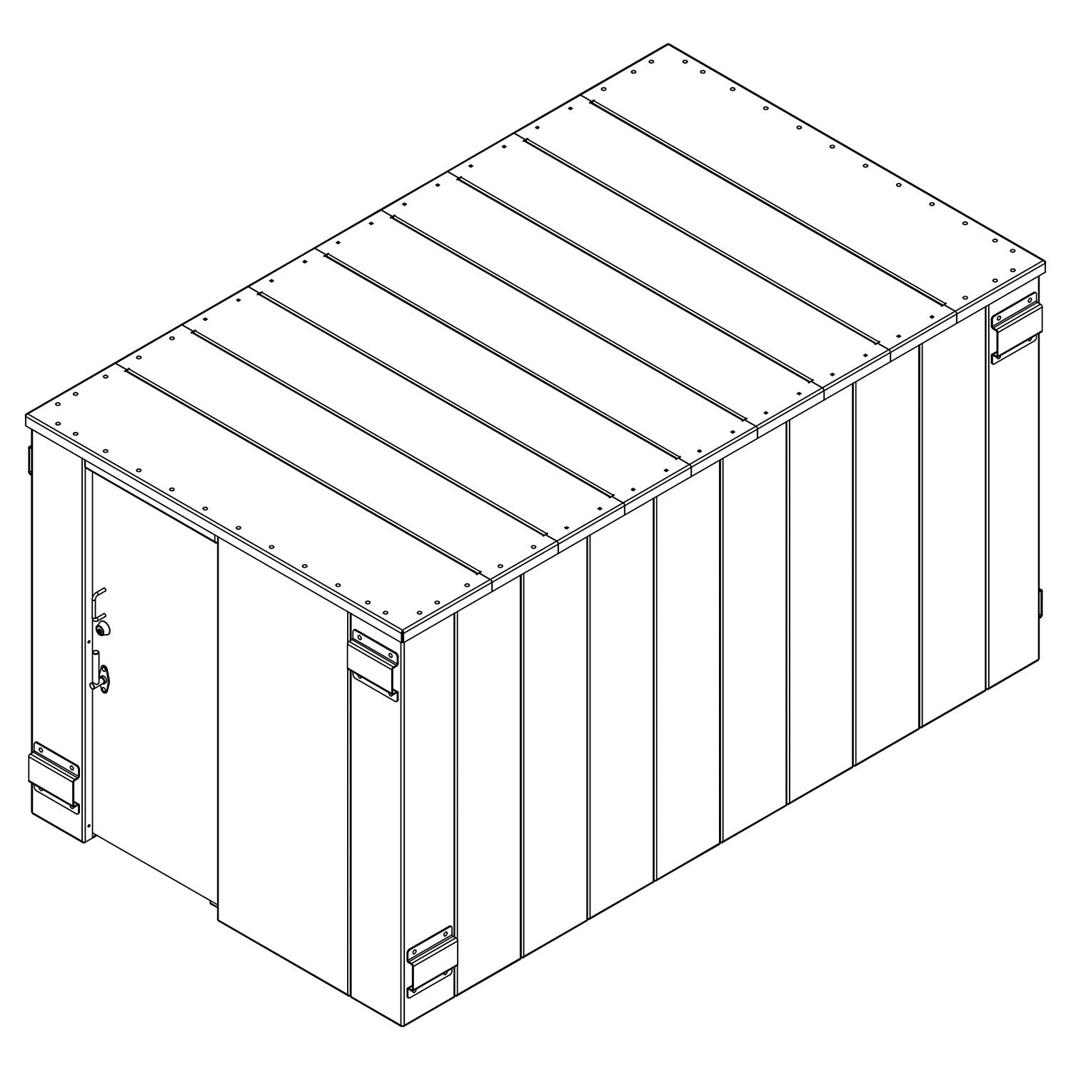 Swisher ESP 25-Person Private / 15-Person Business Capacity Safety Shelter
