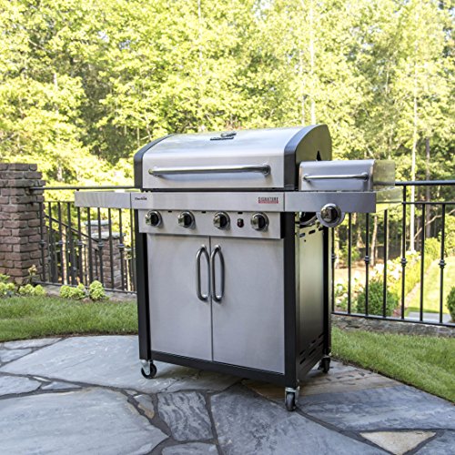 Char-Broil Signature TRU-Infrared 525 4-Burner Cabinet Liquid Propane Gas Grill