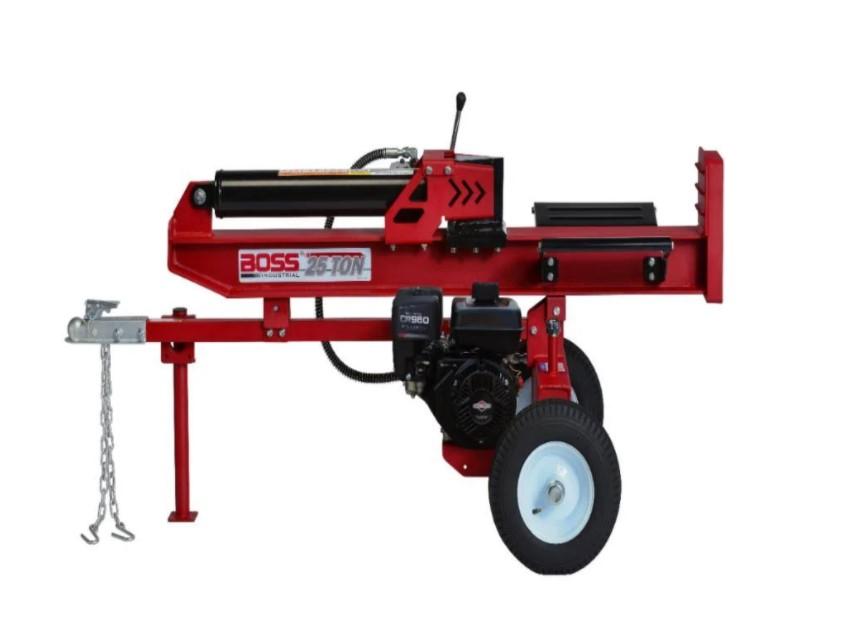 Boss Industrial WD27T Log Splitter 6.5 HP 4-Cycle Engine 27 Ton New
