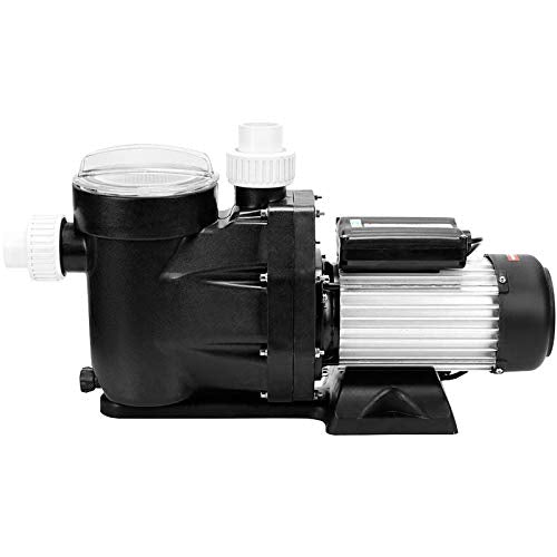 Happybuy Swimming Pool Filter Pump 2.5HP, Inground Swimming Pool Pump 1850W, Swimming Pool Pump 148GPM, Single Speed Filter for Spa Water Circulation Above Ground Apply Swimming Pool, Bathtub