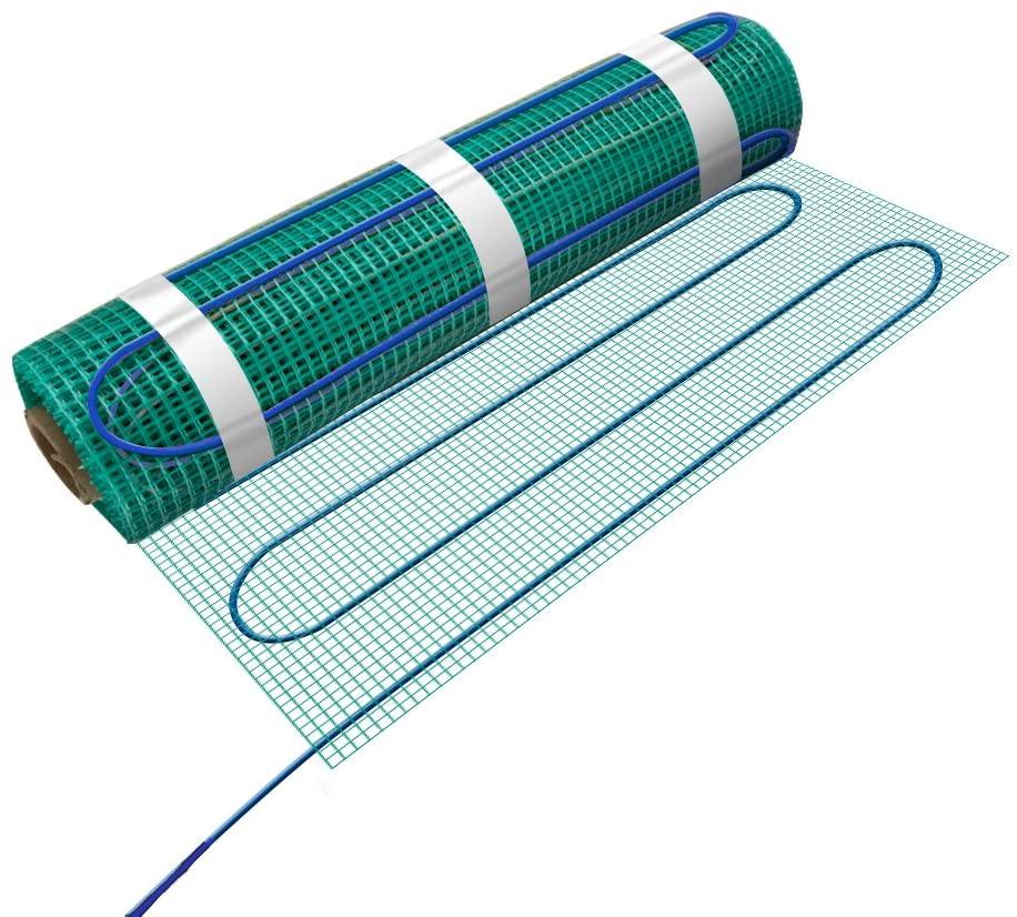 WarmlyYours TRT120-KIT-OT-1.5x30 Floor Heating Kit 45 sq. ft. Tempzone Flex Roll Plus Touch Screen Thermostat 120V New