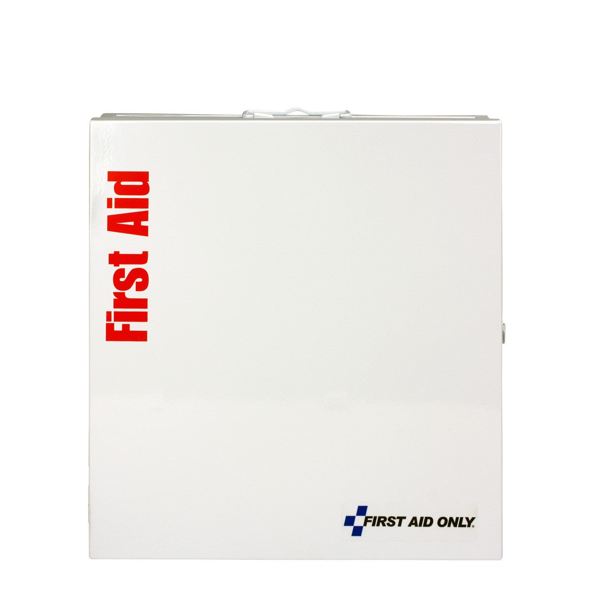 First Aid Only 50 Person Large Metal Smart Compliance First Aid Cabinet without Medications and with Custom Logo (Case of 10)