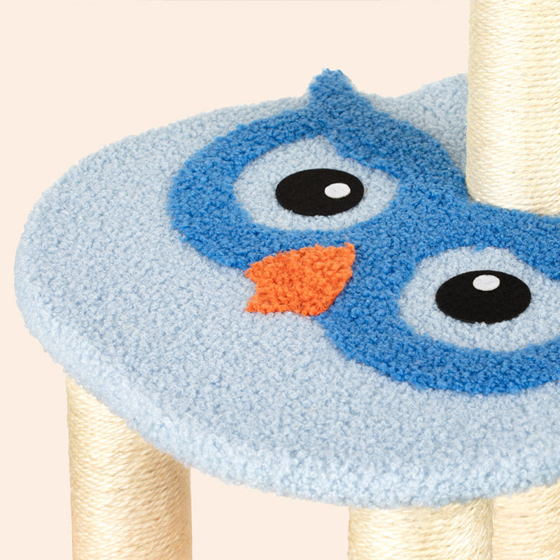 Owl Pattern Cat Tree