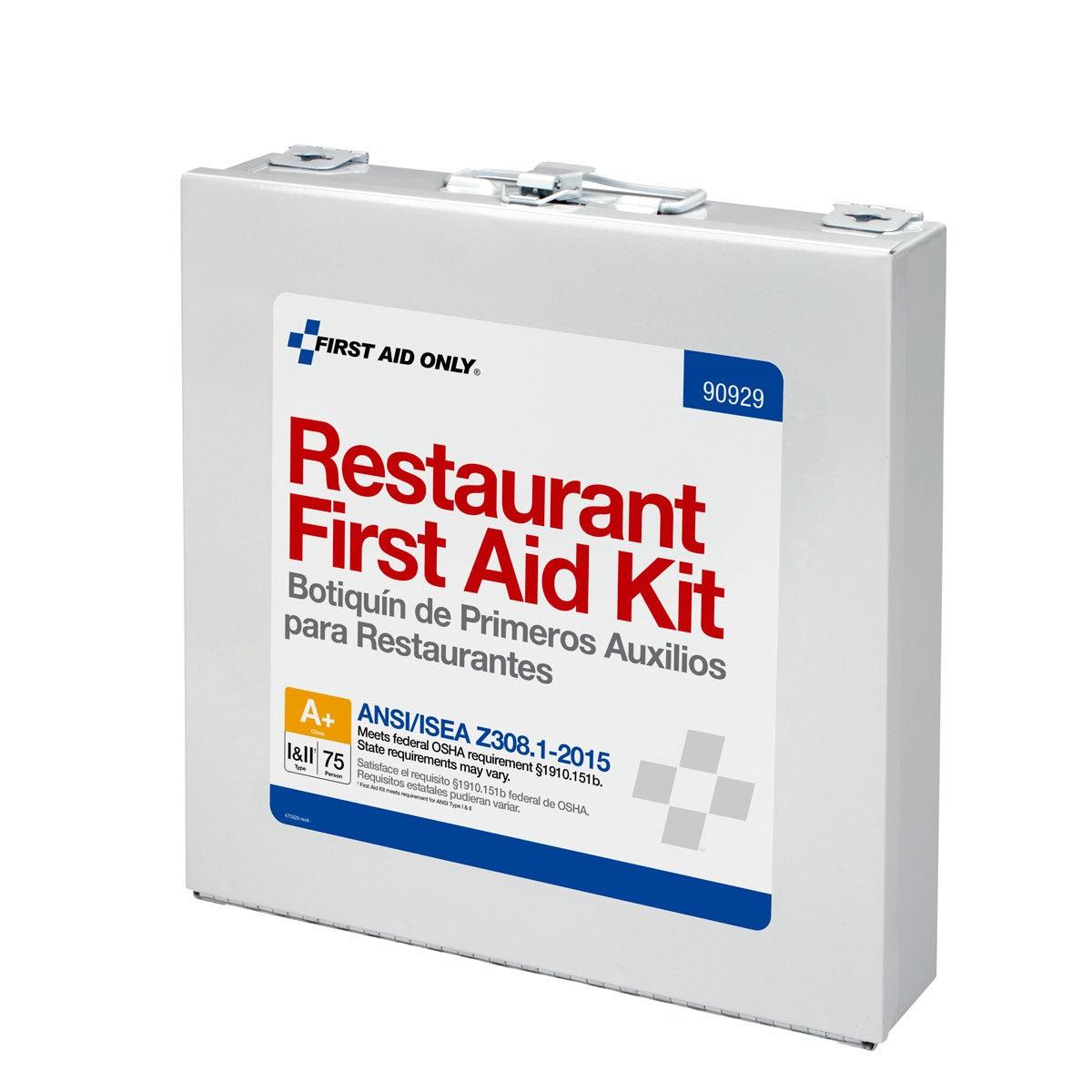 First Aid Only Restaurant and Food Processing 75 Person ANSI A+ First Aid Kit, Metal (2 per order)