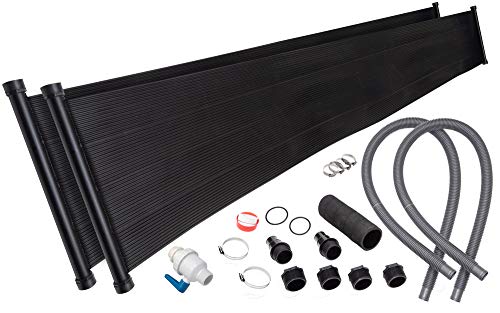 SET SUNSOLAR ENERGY TECHNOLOGIES 2-2'X20' SunQuest Solar Swimming Pool Heater with Integrated Diverter Valve