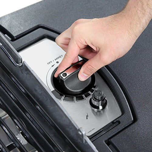 Broil King 950654 Porta-Chef 120 Portable Gas Grill, 3-Burner, Stainless Steel & Black