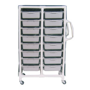 MJM Specialty Medical Cart with Pull Out Tubs