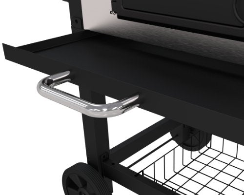 Dyna-Glo DGN576SNC-D Dual Zone Premium Charcoal Grill, X-Large, Stainless