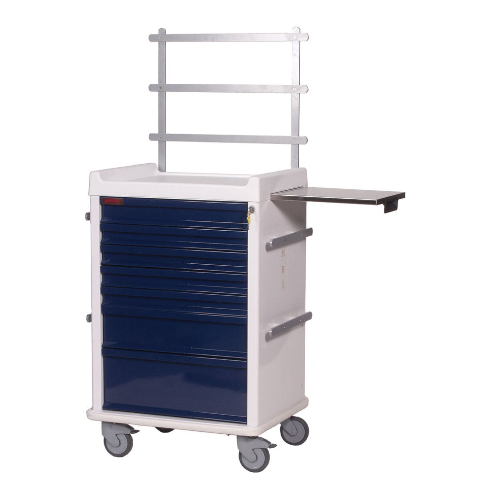 Harloff MR-Conditional Anesthesia Cart, 7 Drawers, Specialty Package