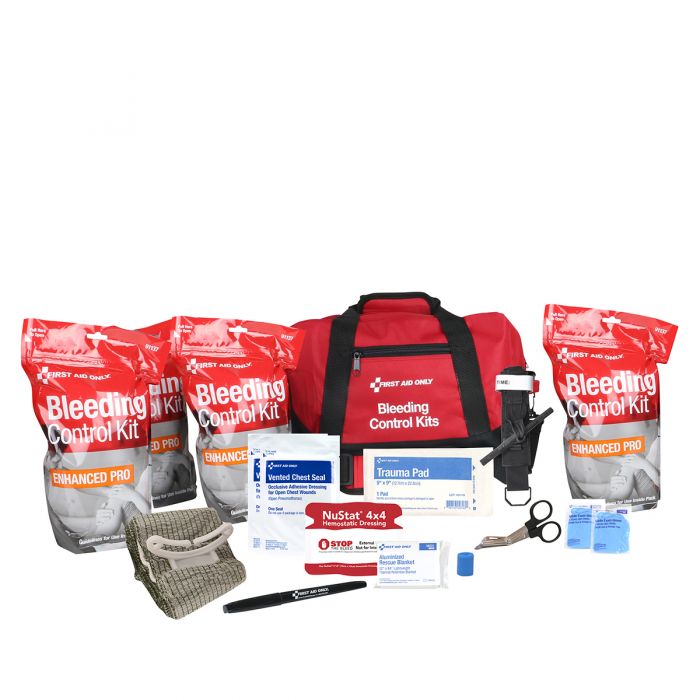 First Aid Only Bleeding Control Multiple Victim Bag