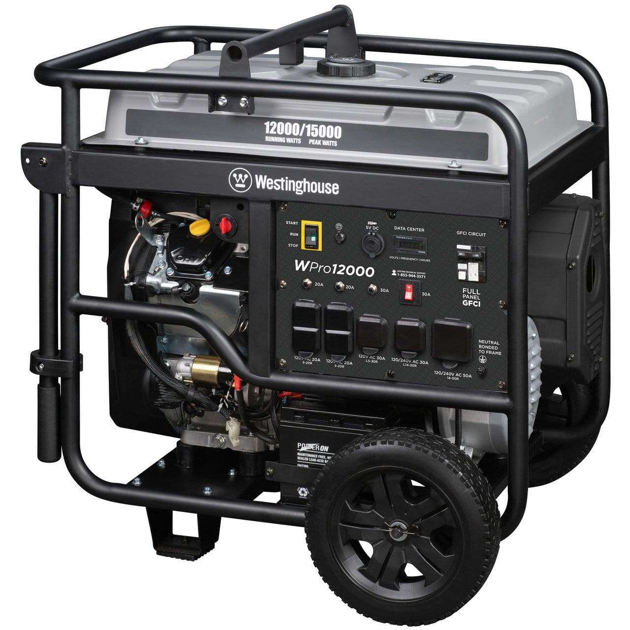 Westinghouse WPro12000 12000W/15000W Gas Generator with Wireless Remote Start New