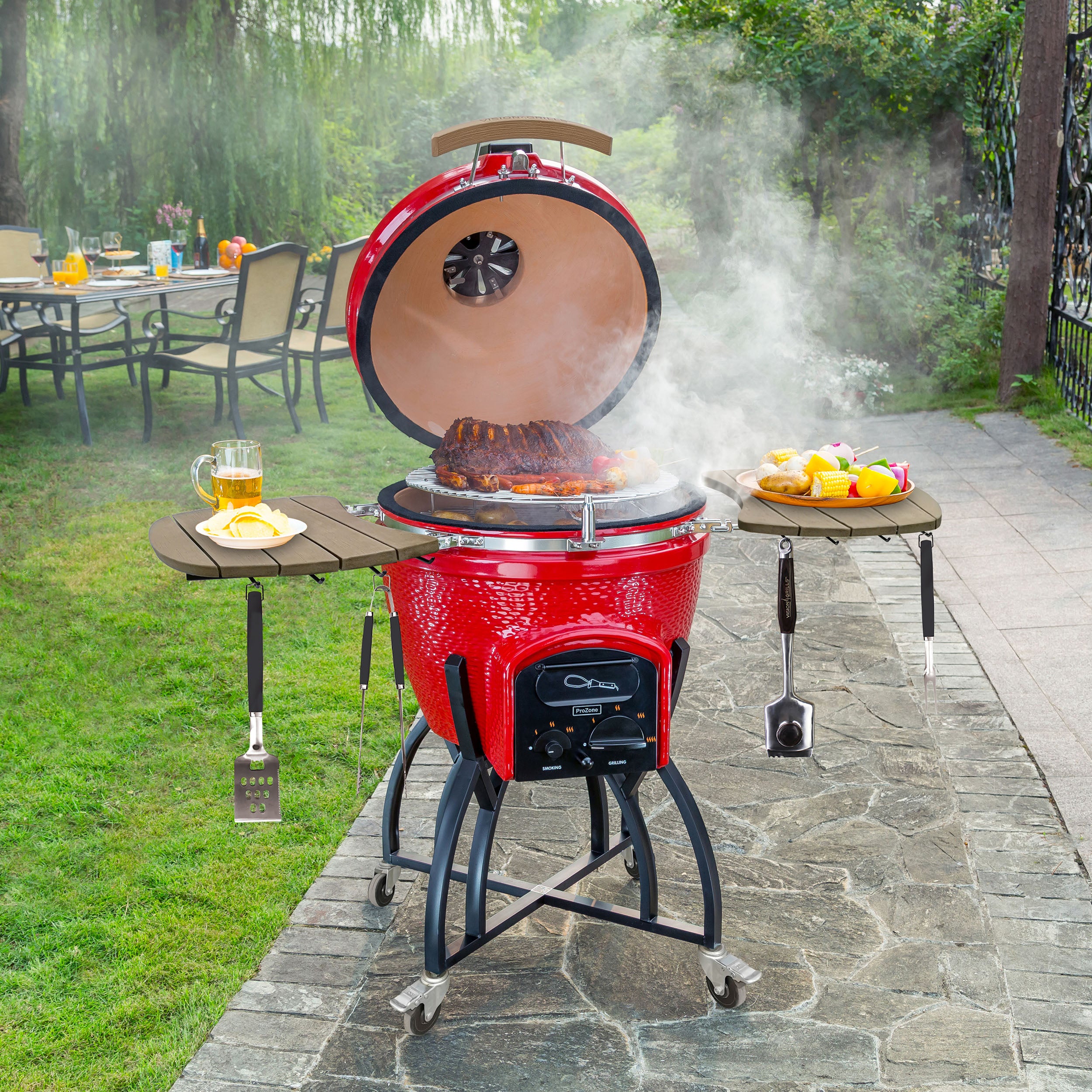 Vision Grills C-Series Ceramic Kamado Charcoal Grill