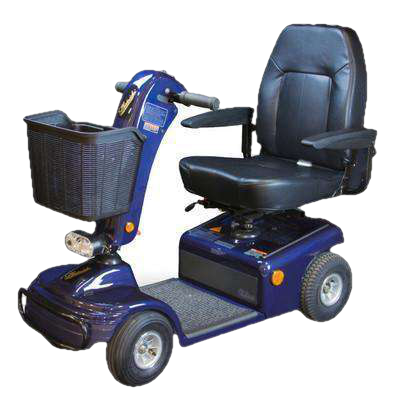Shoprider 888B-4 Sunrunner 4-Wheel Mobility Scooter New Blue