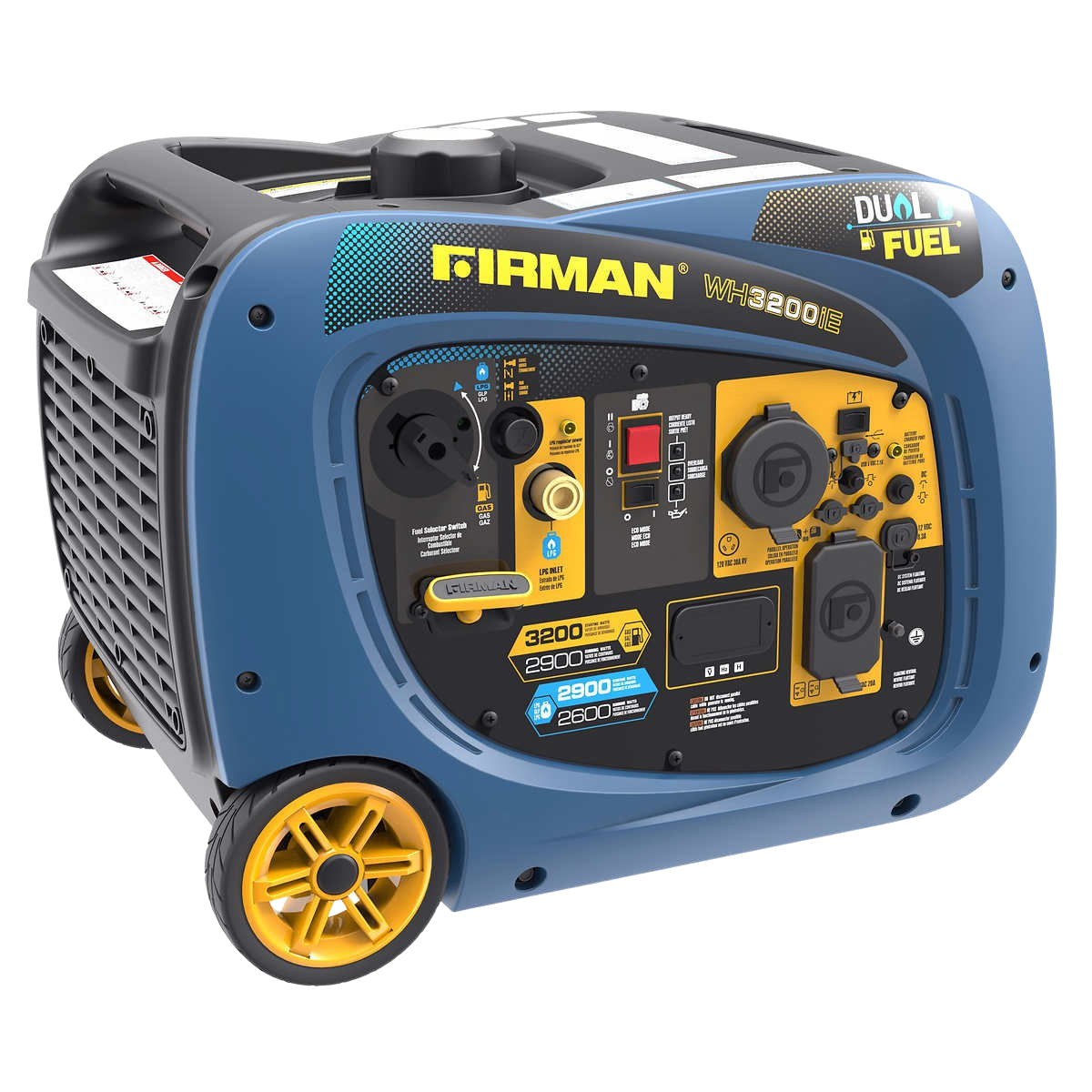 Firman WH02942F 2900W/3200W Dual Fuel Electric Start Inverter Generator Manufacturer RFB
