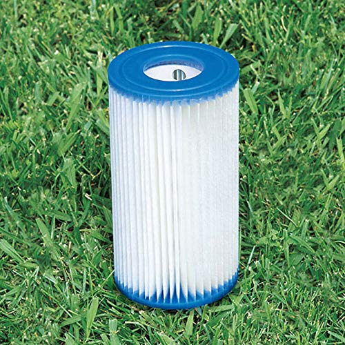 12 x 2.5 Foot Metal Frame Above Ground Pool, Pool Maintenance Kit, & 6 Pcs Replacement Filters