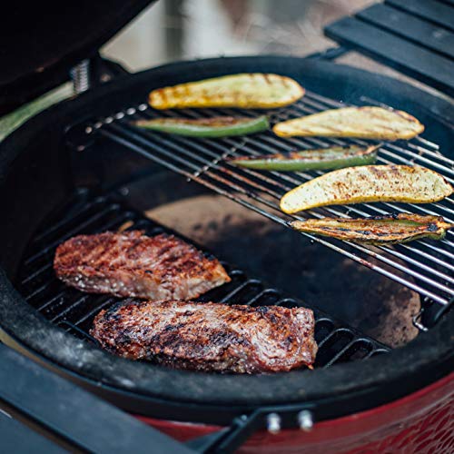 Kamado Joe KJ23RH Classic I Charcoal Grill, 18 inch, Blaze Red