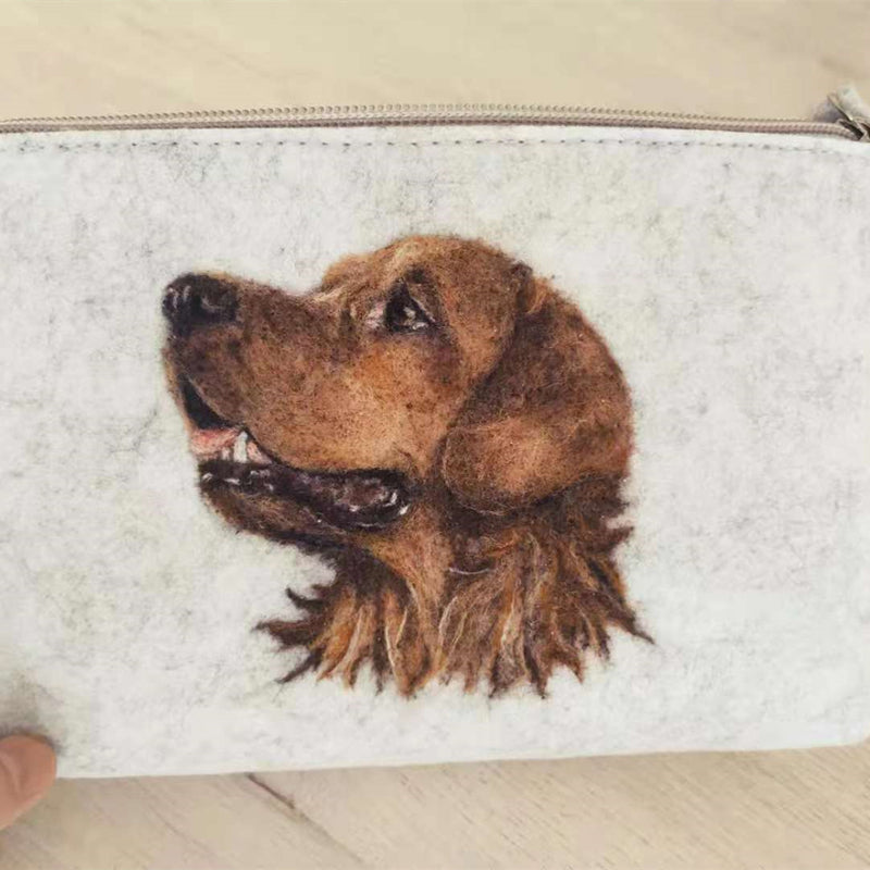 Pet Customized Wool Felt Wallet
