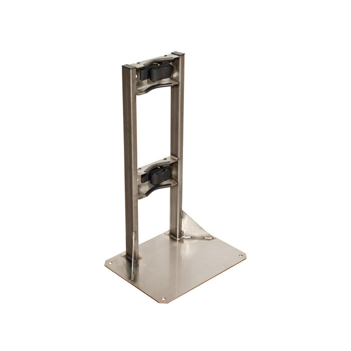Justrite Stainless Steel Gas Cylinder Stand, 1 Cylinder Capacity