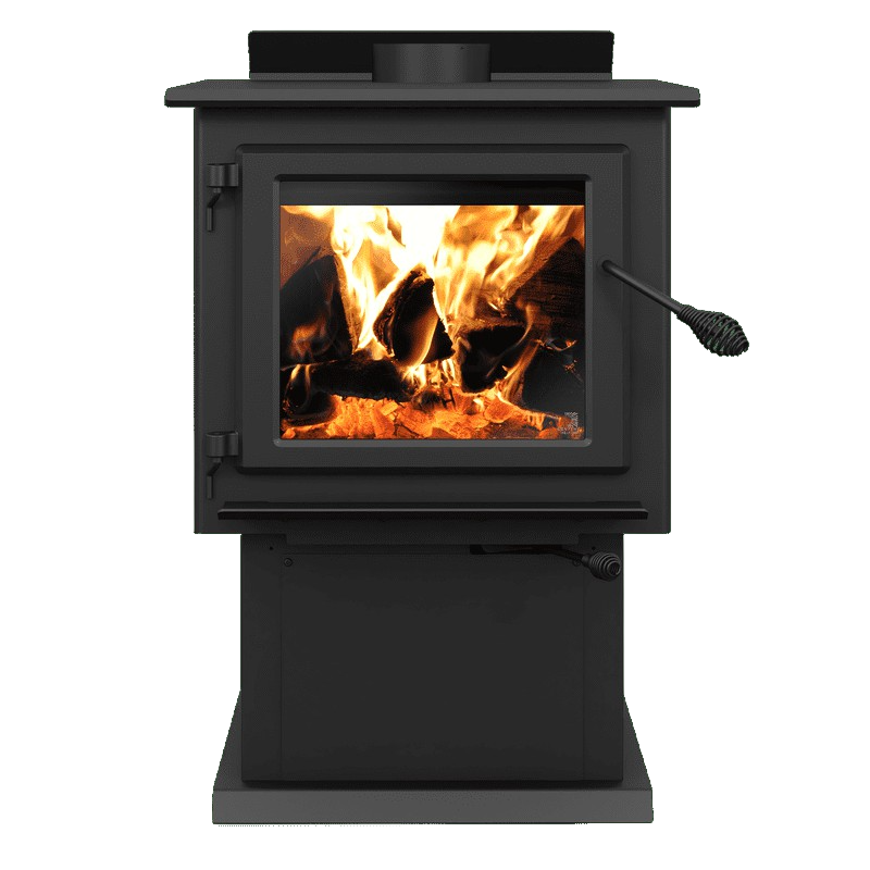 Century Heating FW3200 EPA Certified 2,300 Sq. Ft. Wood Stove On Pedestal New